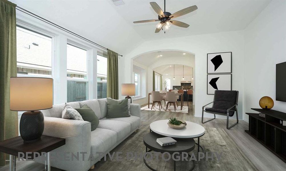 Furnished interior view inside a new home in Creekshaw, Royse City (Image 8). Furnished interior view inside a new home in Creekshaw, Royse City (Image 8).