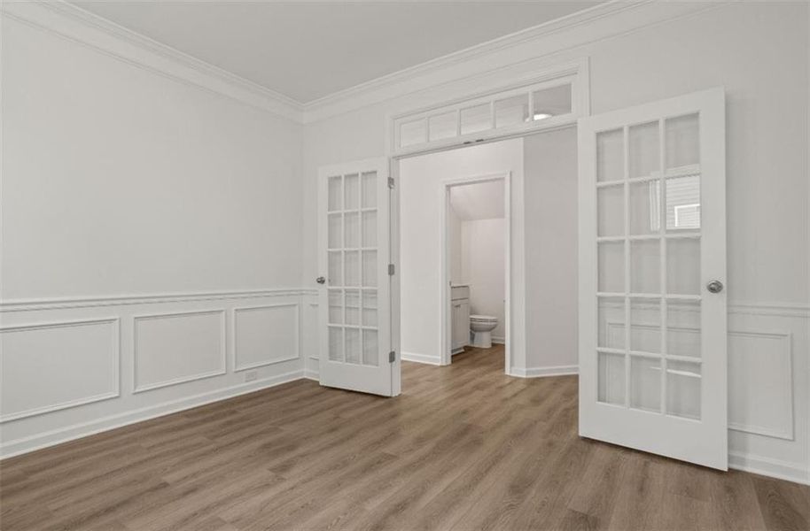 Spacious, unfurnished interior of a new home in Villas at Dawsonville, Dawsonville (Image 16). Spacious, unfurnished interior of a new home in Villas at Dawsonville, Dawsonville (Image 16).