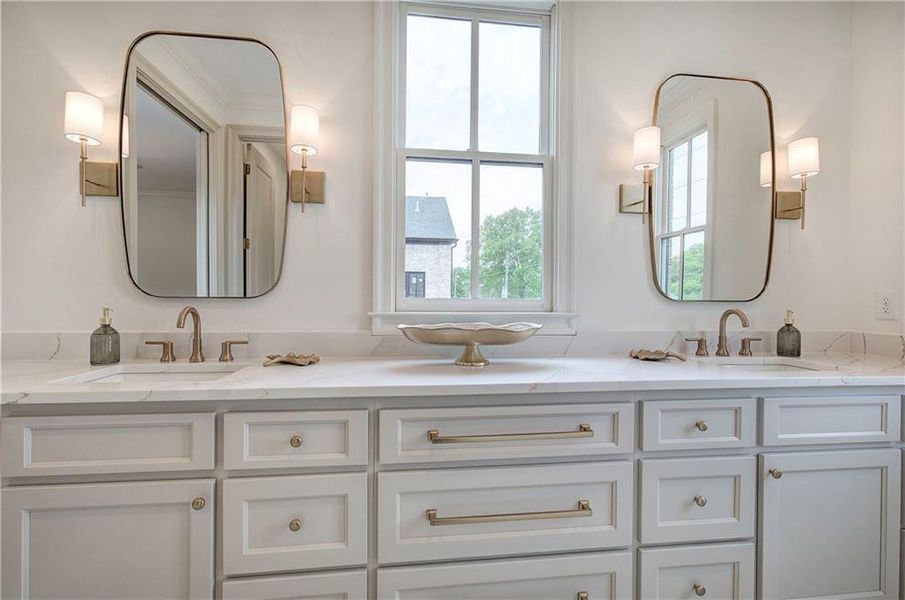 Furnished interior view inside a new home in , Cartersville (Image 12).