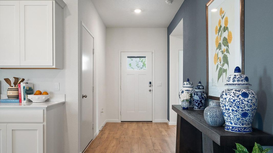 Furnished interior view inside a new home in Monarch Ranch, Manor (Image 26).