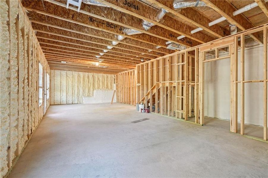 In-progress construction of a new home in Ivey Township, Dallas, GA (Image 53).