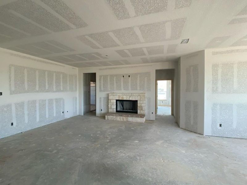 In-progress construction of a new home in Clear Sky Addition, Valley View, TX (Image 7).