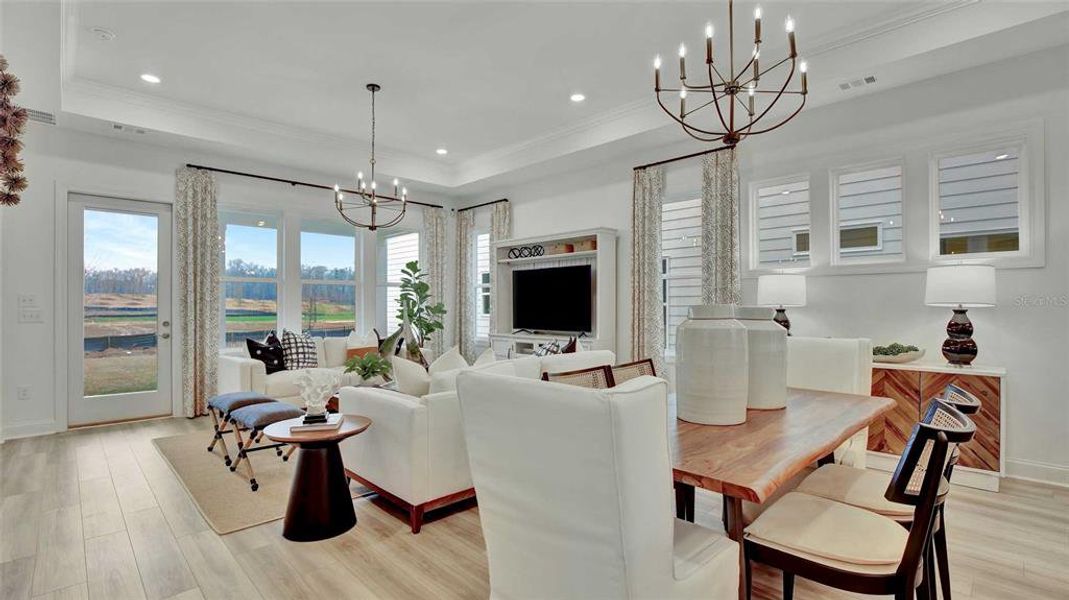 Furnished interior view inside a new home in , Deland (Image 6).