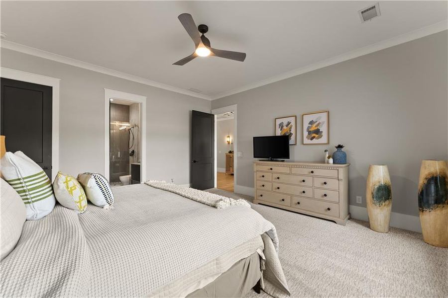 Furnished interior view inside a new home in , Jefferson (Image 8).