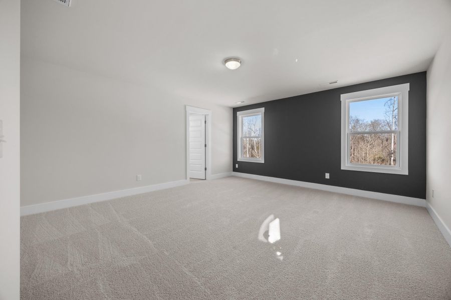 Representative unfurnished interior of a home built from the Doorbells and Sleighbells by Garman Homes in McConnell Ridge, McLeansville (Image 12).