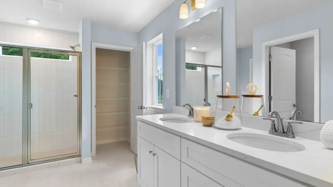 Representative furnished interior of a home built from the Luca by DRB Homes in McAvoy at Eagles Landing, Stockbridge (Image 39).