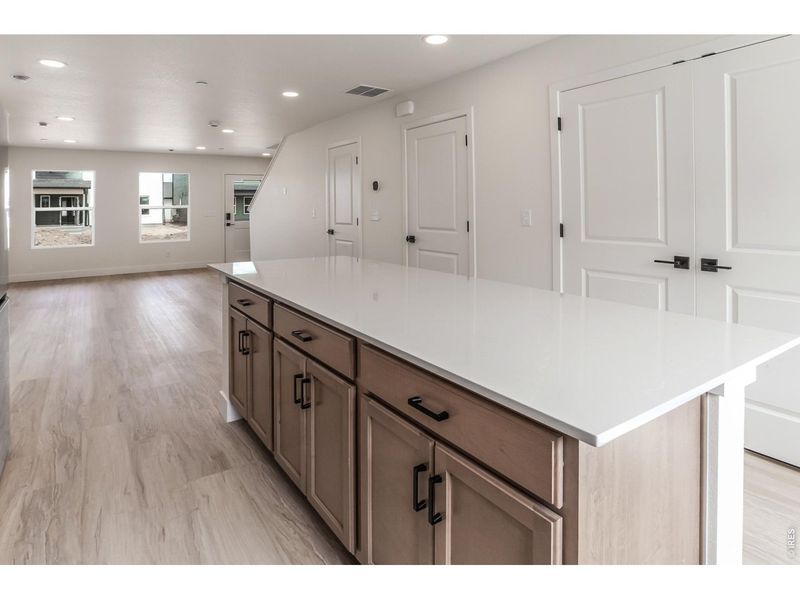 Furnished interior view inside a new home in Prairie Song Story Collection - Single Family Homes, Windsor (Image 15).