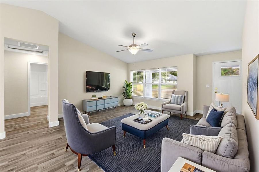 Furnished interior view inside a new home in , Citrus Springs (Image 32). Furnished interior view inside a new home in , Citrus Springs (Image 32).