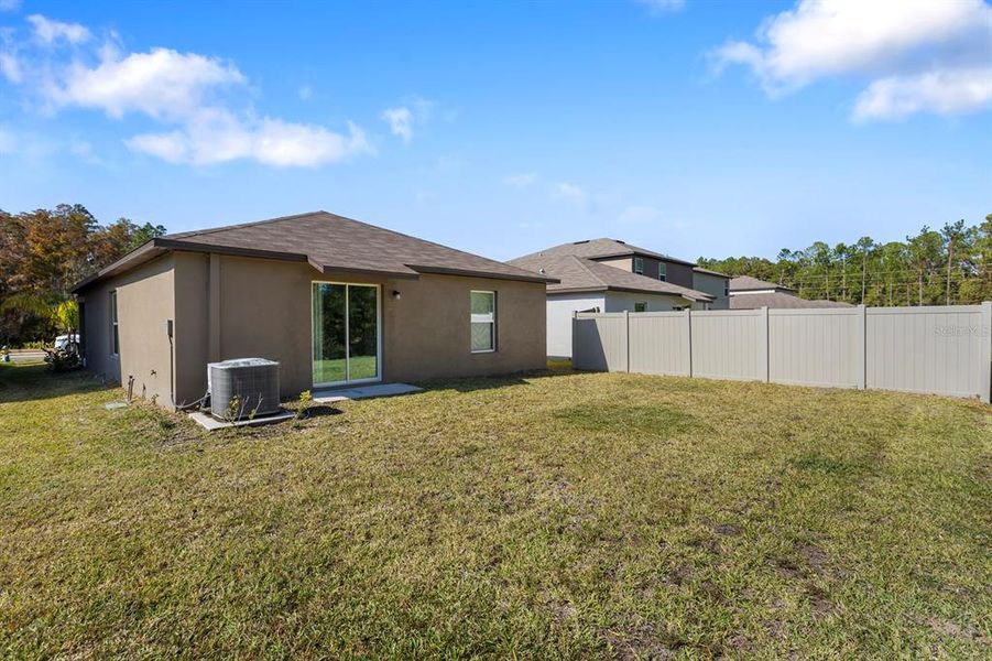 Exterior details and patio area of a home in , Lakeland (Image 4). Exterior details and patio area of a home in , Lakeland (Image 4).