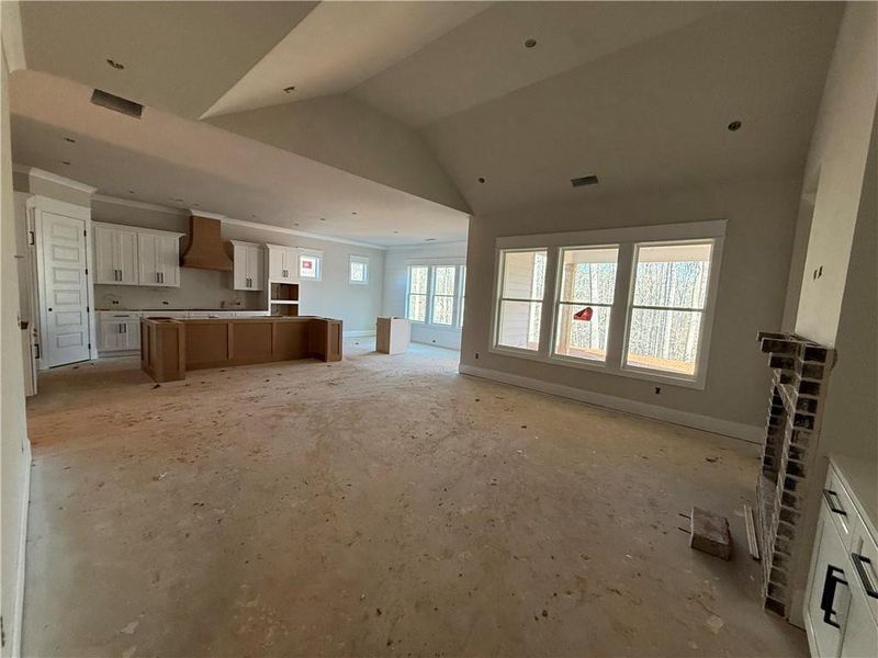 In-progress construction of a new home in , Pendergrass, GA (Image 11).