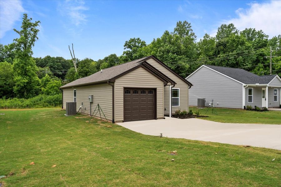 Representative exterior photo of a completed home built from the Kline by Enchanted Homes in Arcadia Village, Spartanburg, SC (Image 15).