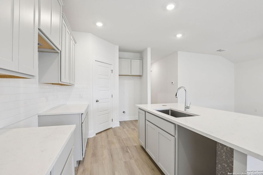 Furnished interior view inside a new home in Comanche Ridge, San Antonio (Image 7). Furnished interior view inside a new home in Comanche Ridge, San Antonio (Image 7).