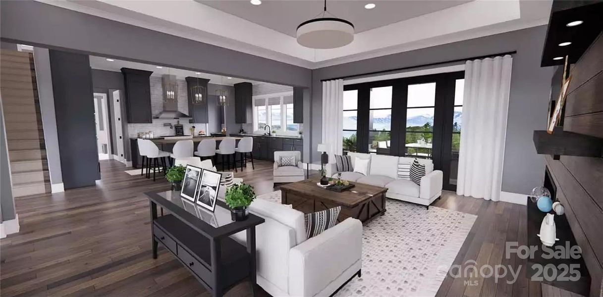 Furnished interior view inside a new home in , Denver (Image 21).