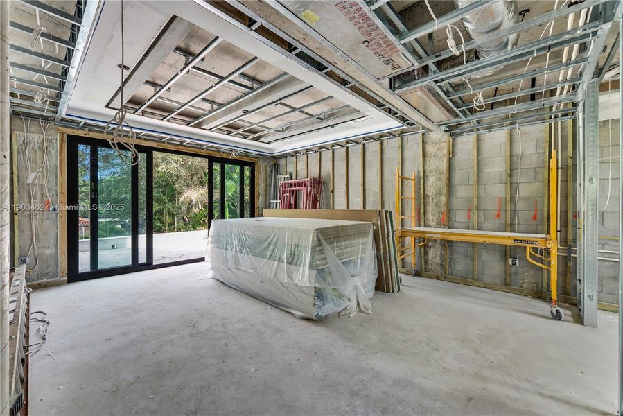 In-progress construction of a new home in , Miami Shores, FL (Image 5).