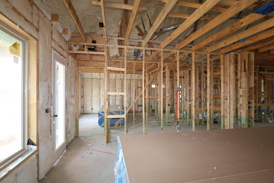 In-progress construction of a new home in Escondido - Retreat Collection, Magnolia, TX (Image 7).