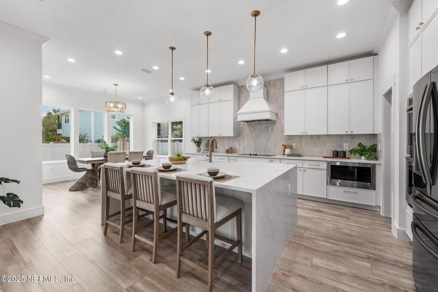 Furnished interior view inside a new home in , Jacksonville Beach (Image 54). Furnished interior view inside a new home in , Jacksonville Beach (Image 54).