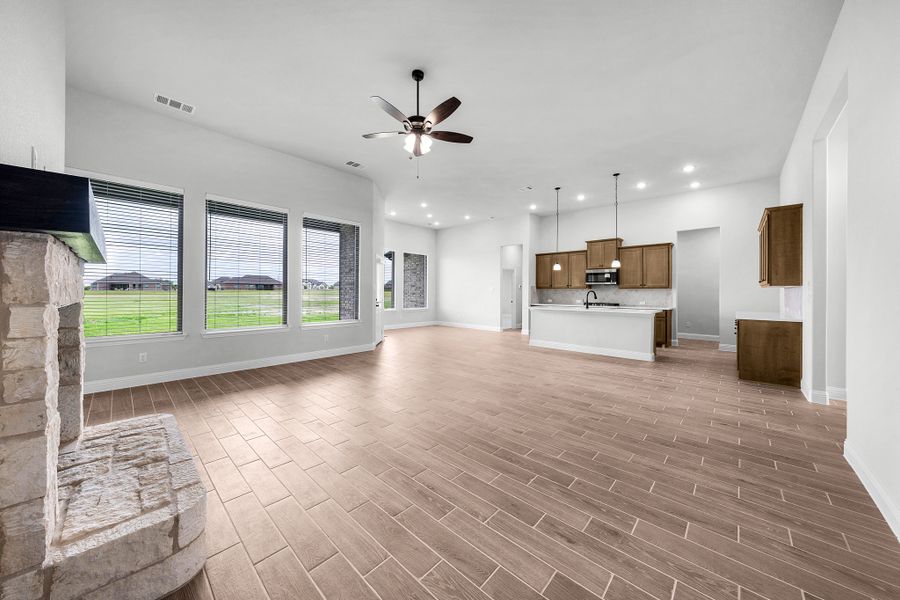 Spacious, unfurnished interior of a new home in Creekview Farms, Greenville (Image 18). Spacious, unfurnished interior of a new home in Creekview Farms, Greenville (Image 18).