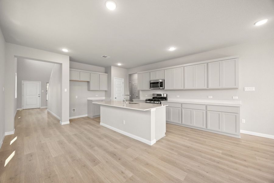 Furnished interior view inside a new home in Trinity Ranch, Elgin (Image 9).