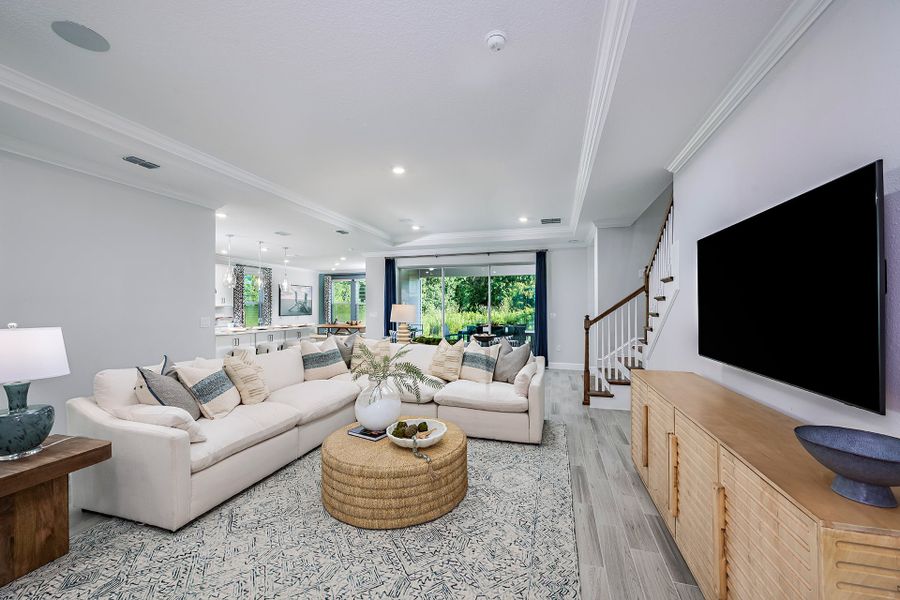 Furnished interior view inside a new home in Headwaters at Lofton Creek, Yulee (Image 5).