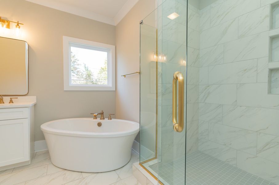 Furnished interior in a model home at Pine Ridge in Soddy-Daisy (Image 26).