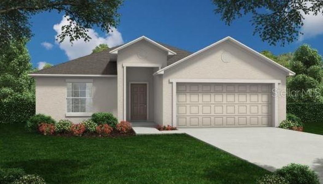 Front exterior of a new home in , New Port Richey, FL, highlighting curb appeal (Image 1).