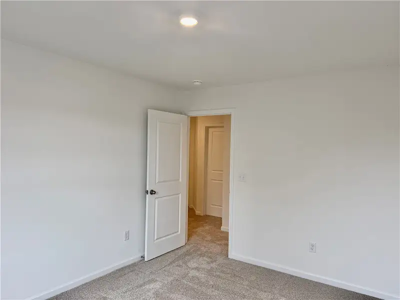 Recessed lighting illuminates a simple, neutral-to