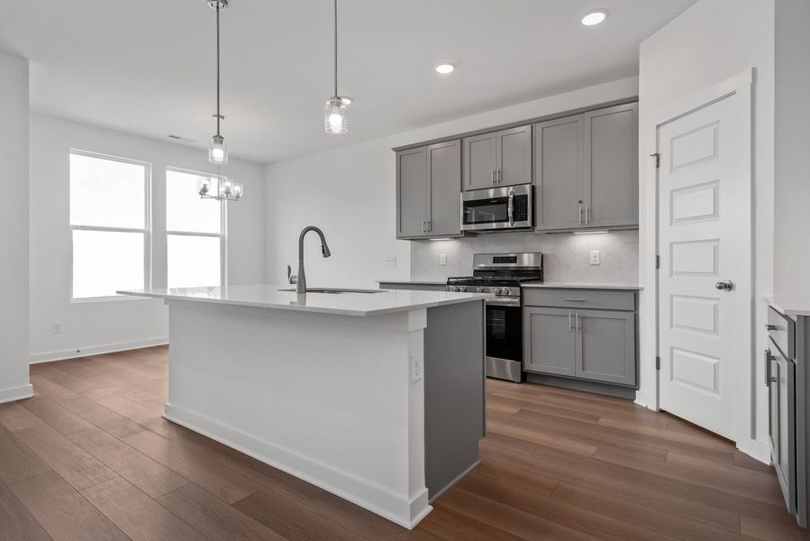 Representative furnished interior of a home built from the The Asheville C by Davidson Homes LLC in Calista Farms, White House (Image 5).