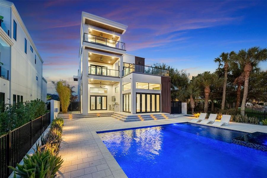 Exterior details and patio area of a home in , New Smyrna Beach (Image 3).