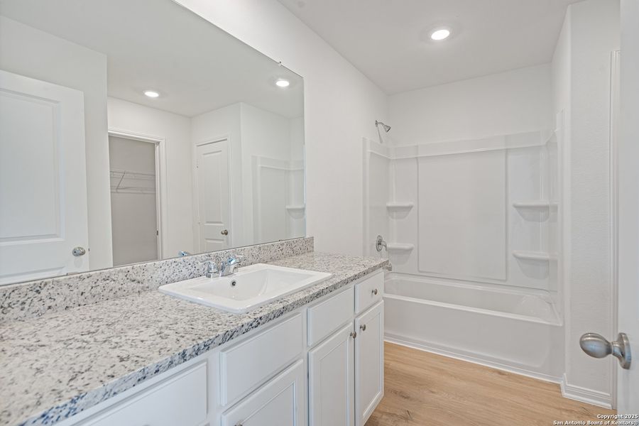 Furnished interior view inside a new home in Luckey Ranch, San Antonio (Image 4).