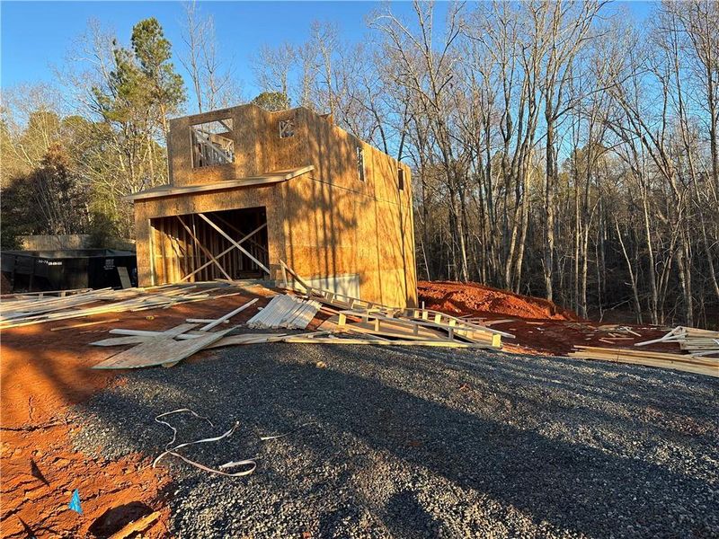 In-progress construction of a new home in , Braselton, GA (Image 9).