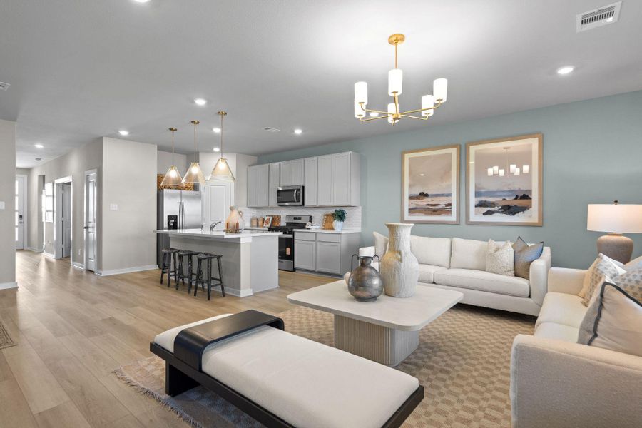 Open concept floorplan - Representative Photo