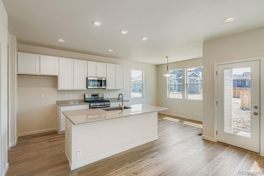 Furnished interior view inside a new home in Buffalo Highlands – Commerce City, Commerce City (Image 9).