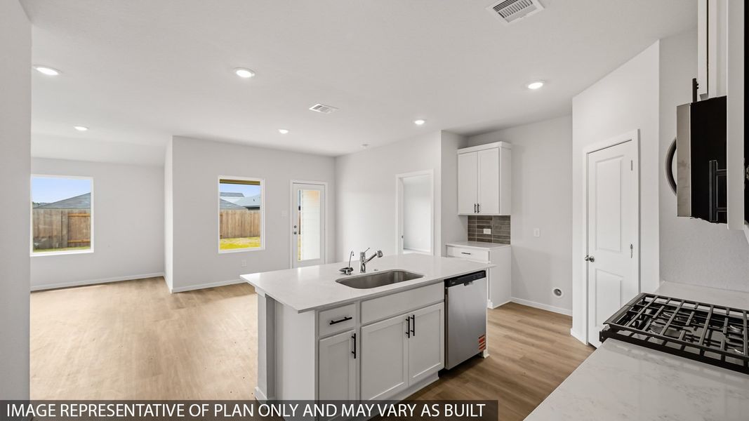 Furnished interior view inside a new home in River Ranch Trails, Dayton (Image 4). Furnished interior view inside a new home in River Ranch Trails, Dayton (Image 4).