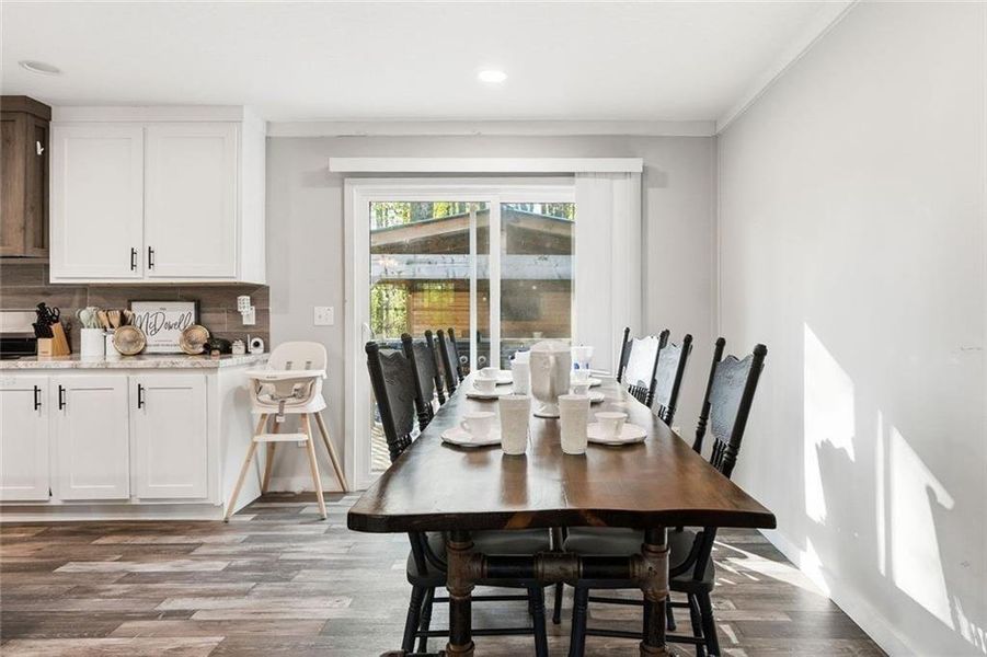 Furnished interior view inside a new home in , Talking Rock (Image 4).