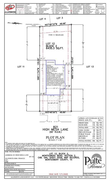 Plot Plan