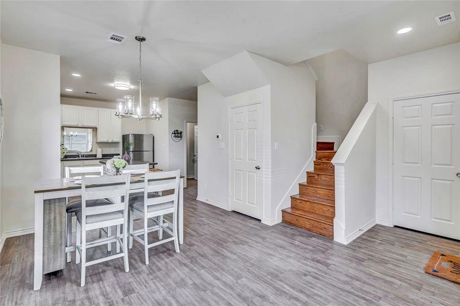 Furnished interior view inside a new home in , Fort Worth (Image 6).