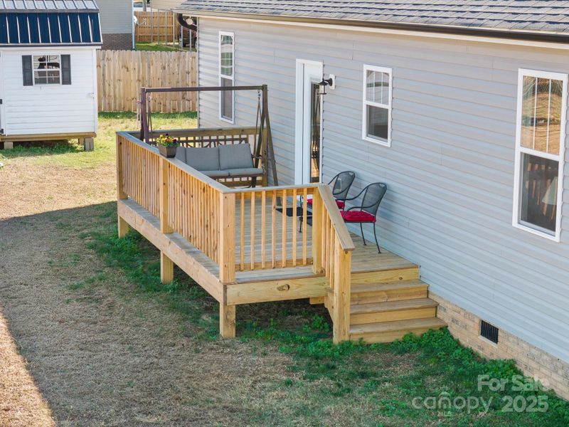 Exterior details and patio area of a home in , Salisbury (Image 2).