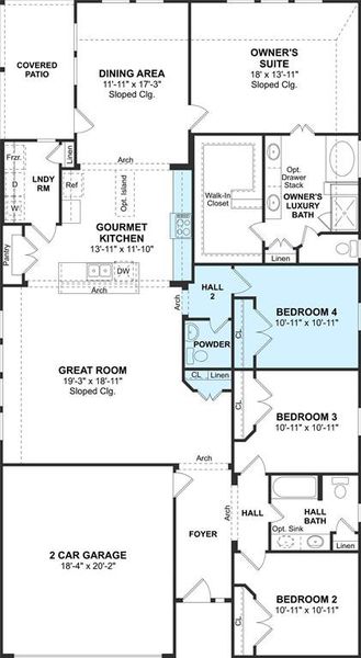 The Chase floor plan by K. Hovnanian Homes. 1st Floor Shown. *Prices, plans, dimensions, features, specifications, materials, and availability of homes or communities are subject to change without notice or obligation.