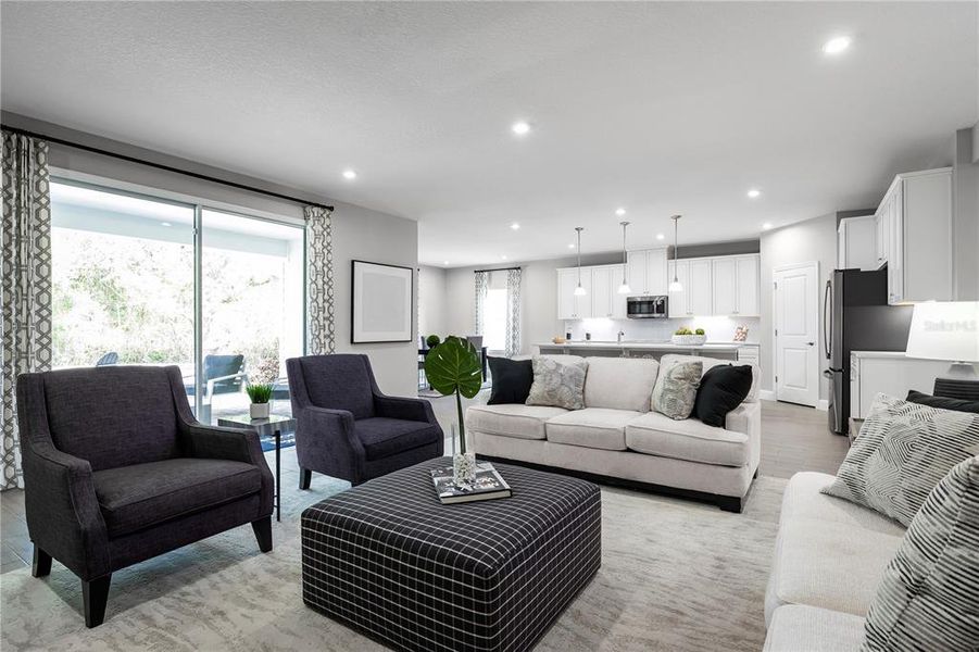 Furnished interior view inside a new home in , Auburndale (Image 3).