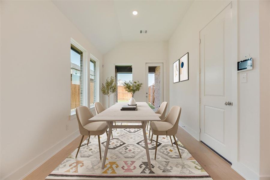Furnished interior view inside a new home in Cottages of Celina, Celina (Image 11).