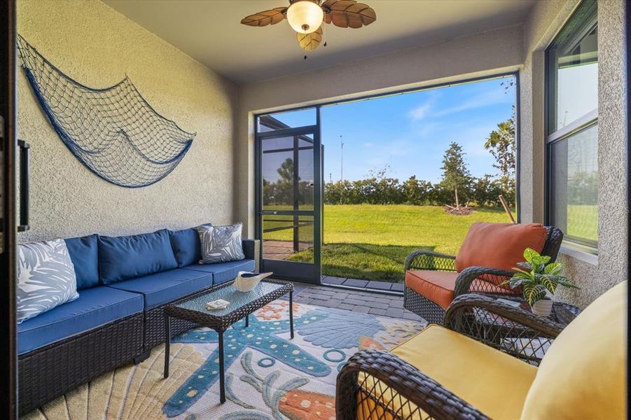 Furnished interior view inside a new home in , Sarasota (Image 9).