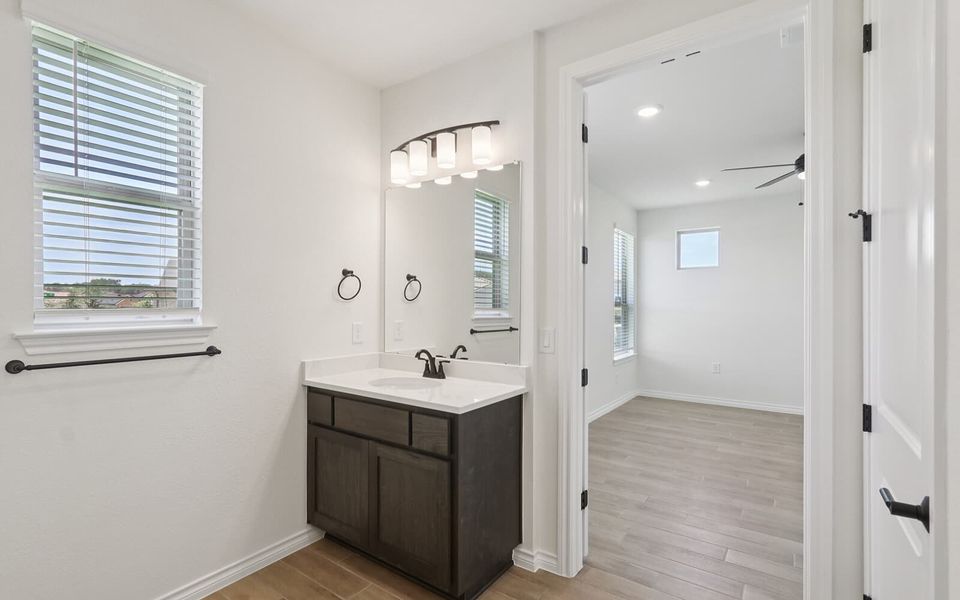 Furnished interior view inside a new home in Cottage at Kissing Tree, San Marcos (Image 4). Furnished interior view inside a new home in Cottage at Kissing Tree, San Marcos (Image 4).