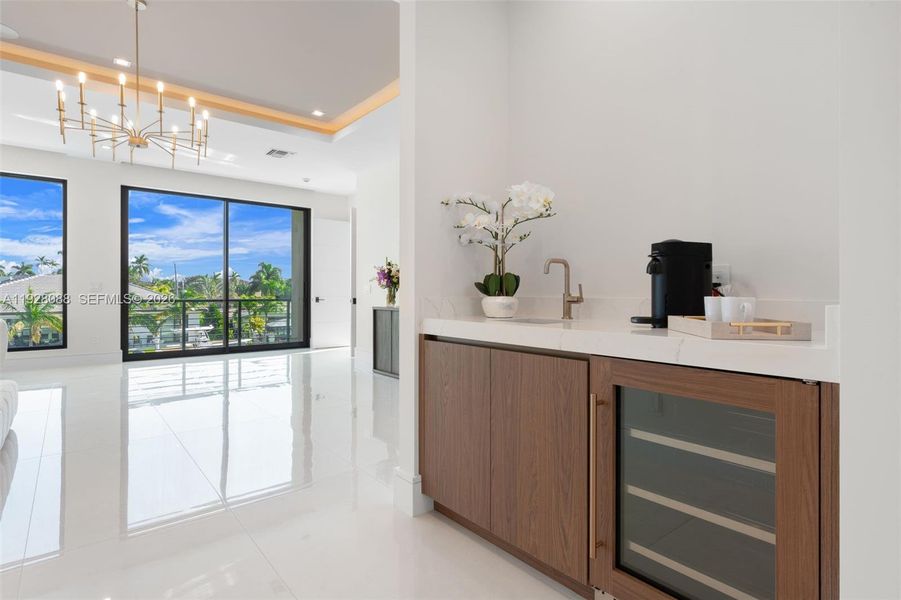 Furnished interior view inside a new home in , Lighthouse Point (Image 6).