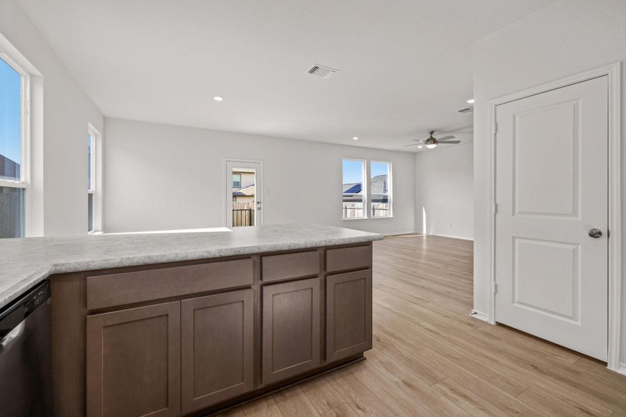 Furnished interior view inside a new home in Sonterra - Cool Water, Jarrell (Image 8).