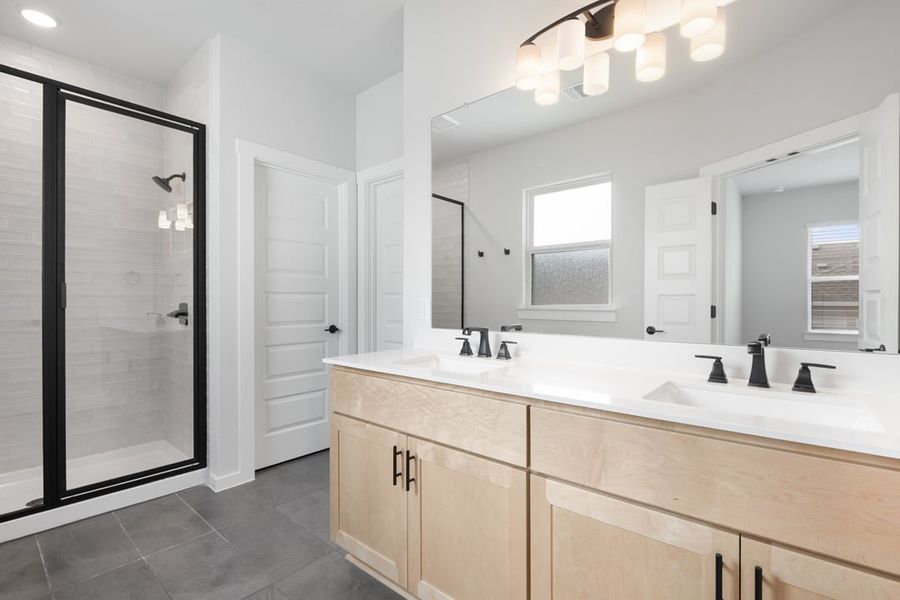 Furnished interior view inside a new home in Union Collection at Park Central, Georgetown (Image 18).