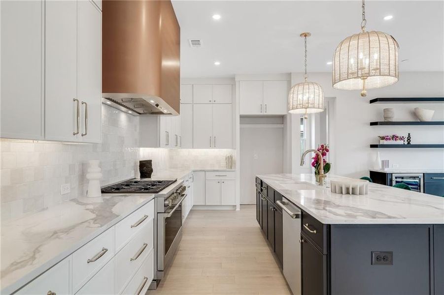 Furnished interior view inside a new home in , Atlanta (Image 31).