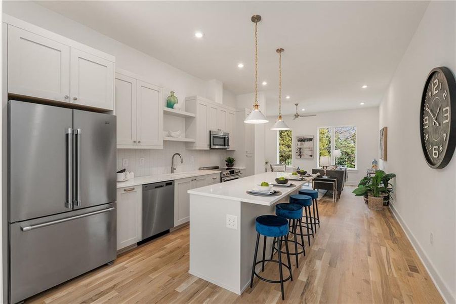 Furnished interior view inside a new home in Madison Park South, Atlanta (Image 9).