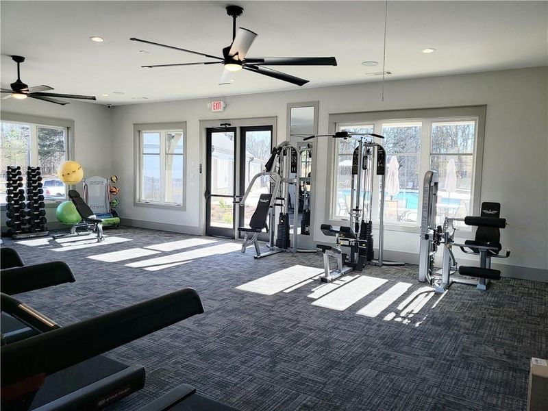 Furnished interior view inside a new home in Twin Lakes, Hoschton (Image 8).