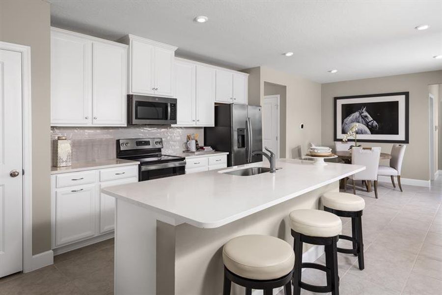 Furnished interior view inside a new home in Cypress Ridge Ranch, Wimauma (Image 2).