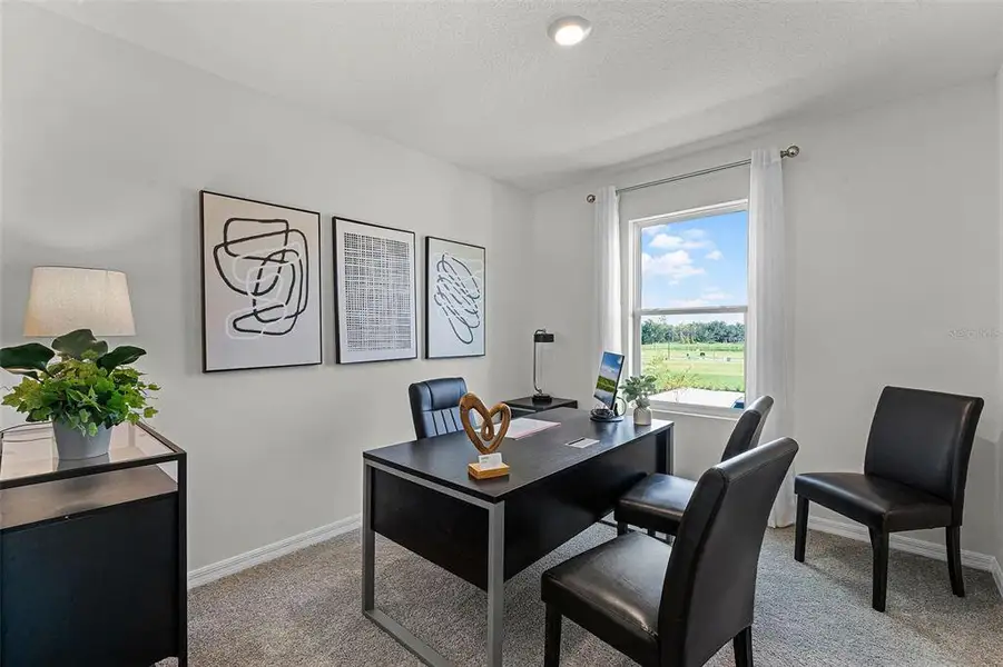 Furnished interior view inside a new home in Nona West, Orlando (Image 10).